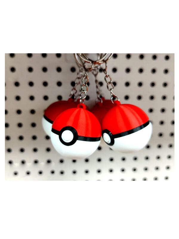 Pokeball Keychain – Porta-chaves Pokémon - Image 2