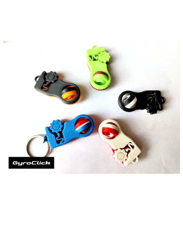 GyroClick Keychain - com mecanismo de rotação suave - Image 3