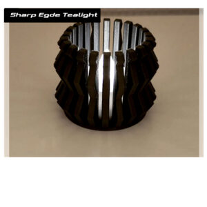 Sharp Edge Tealight – Minimalismo com Impacto