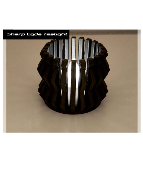 Sharp Edge Tealight – Minimalismo com Impacto