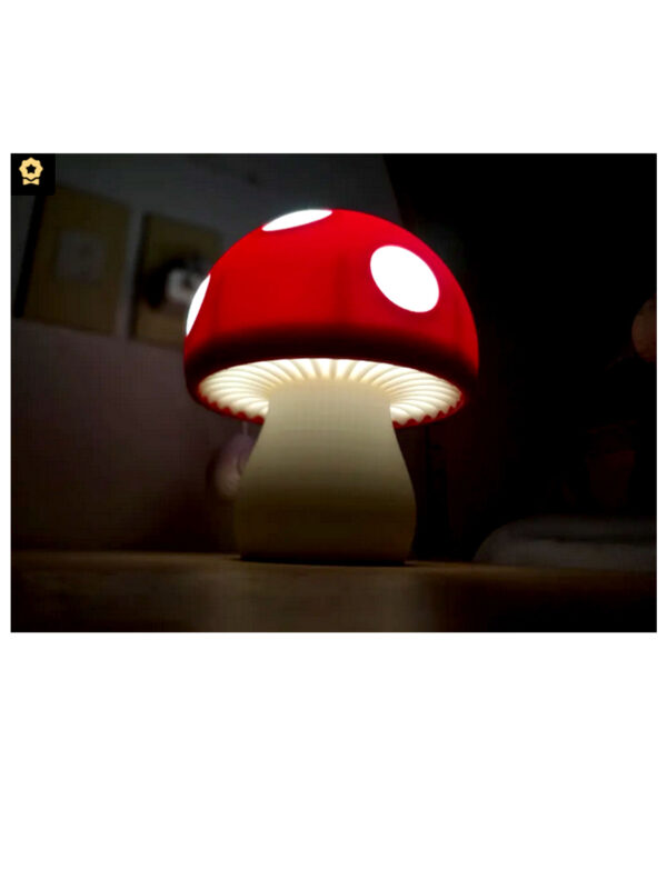 Mushroom Lamp – Luz com Personalidade e Charme Orgânico - Image 2