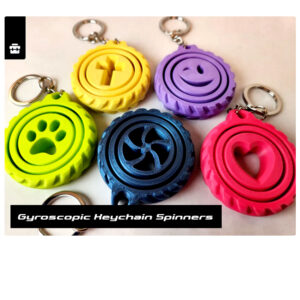 Gyroscopic Keychain Spinner – Movimento e Estilo na Palma da Mão