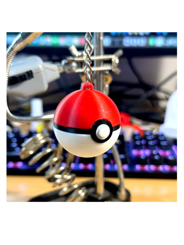 Pokeball Keychain – Porta-chaves Pokémon - Image 3