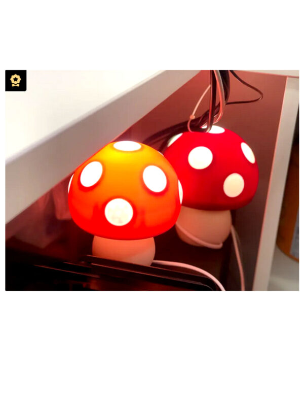Mushroom Lamp – Luz com Personalidade e Charme Orgânico - Image 3