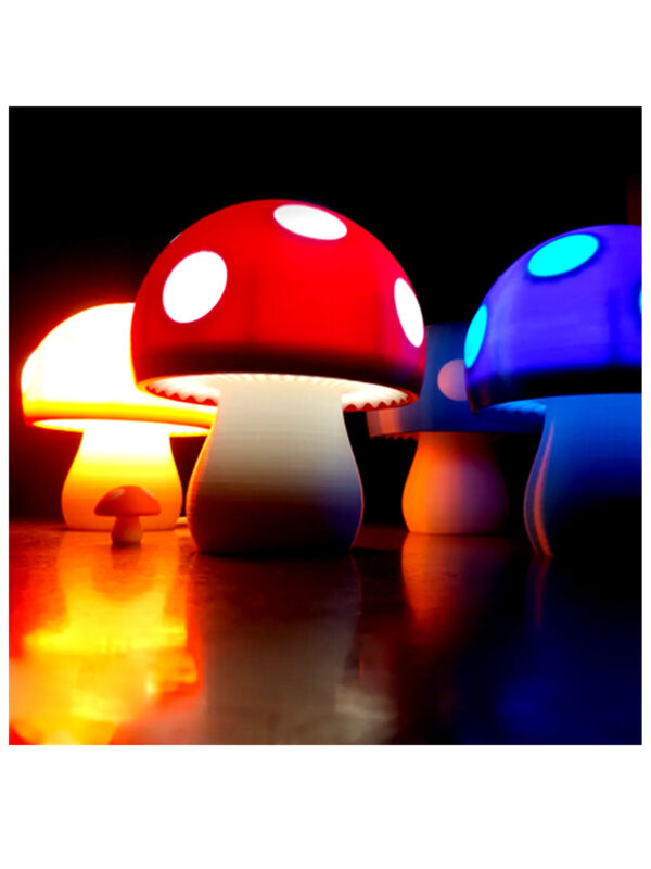 Mushroom Lamp – Luz com Personalidade e Charme Orgânico